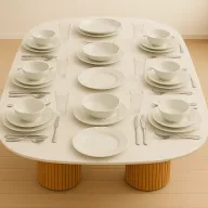 Dinnerware & Cutlery Bundle - Full Dining Set for 6