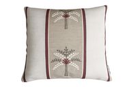 Striped Palm Cluster Fabric Cushion