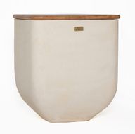 Apis GRC Planter Table - Dual-Use Concrete Pot with Wooden Lid - Available in 2 Sizes