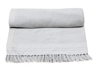 فوطة بحر رمادي سادة