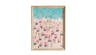 Vintage Beach Wall Art Print