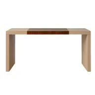 Geo Console | Natural Veneer Contrast Finish