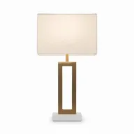 Gold And White Table Lamp - YL1092