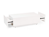 ترابيزة قهوة بلوك - أبيض