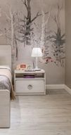 Big Nightstand - White Color - 1 Drawer & 1 shelf