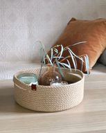 Woven Decorative Jute Basket