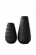 Black Shishka Duo Vase set 