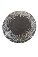 Black Classic Flair Hand-Tufted Rug