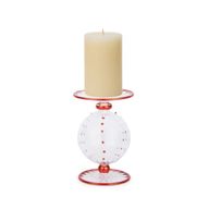 Frosted Coral Color Candle Holder