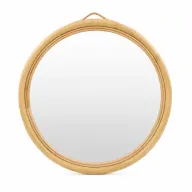 Sirkel Handmade Round Bamboo Wall Mirror