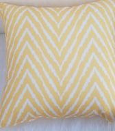 Yellow And White Cushion