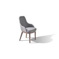 Oliver Dining Armchair - Walnut Veneer Finish
