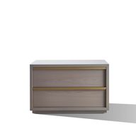 Commode 1048 - Natural Oak Veneer - Metal Handles