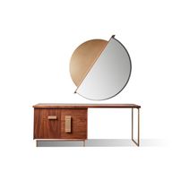 Wooden Dresser 2042 With 1 Cabinet & 3 Drawers