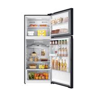 Toshiba Refrigerator With Inverter Technology, No Frost, 411 Liters, 2 Doors, Dark Grey - GRRT559WEPMN37