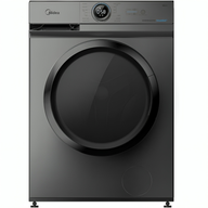 Midea Front Load Full Automatic Washing Machine With Inverter Technology, 8 kg, Titanium Silver - MF100W80B/TT