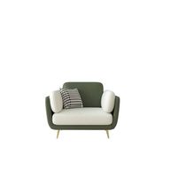 كرسي كالفن بذراعين - هيبو٢٠٦ - منجد بالكتان\قطيفة