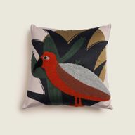Parrot - Velvet Tufted Cushion