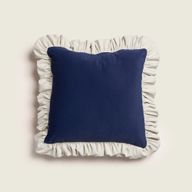 Lilly in Blue - Velvet Cushion