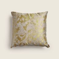 Flamingo Gold Sheer - Fabric Cushion