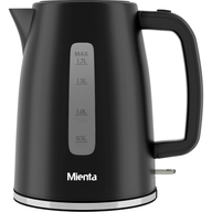 Mienta Electric Kettle, 1.7 Liter, 2200 Watt, Black - EK201737A