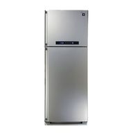 SHARP Digital Refrigerator With Plasmacluster Technology, No Frost, 450 Liter, 2 Doors, Silver - SJ-PC58A(SL)