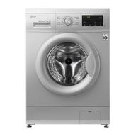 LG Front Loading Full Automatic Washing Machine With Direct Drive, 7 Kg, 6 Motions, Silver - FH2J3QDNG5