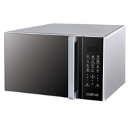 Castle Digital Microwave With Grill, 30 Liter, 900 Watt, Silver Black - MW 9030