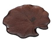ArdaCam Lotus Leaf Plate – Metallic Brown