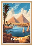 Egypt Travel Poster Framed Print