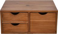 Rustic Beech Wood Drawer Organizer