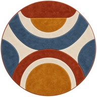 Solstice Rings Tufted Rug