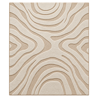 Ivory Echo Tufted Rug
