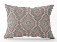 Baby Aztec Cushion in Pink & Greige