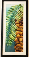 لوحة مؤطرة لنخلة طباعة فنية عالية الجودة