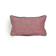 Coco (P) Cushion (Petrol Blue x Red)