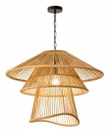 Bamboo Layered Pendant