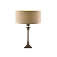 Brass Tulip Table Lamp with Fabric Shade