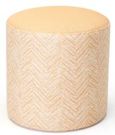 Machu Round Pouf - Fully Upholstered - Sturdy Frame