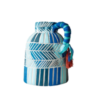 فازة إيريس الفخارية متعددة الألوان