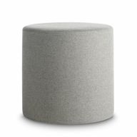 Round Pouf - Fully Upholstered - Sturdy Frame