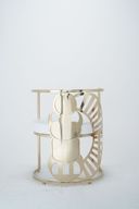Scarab Chair With Golden Metal Frame