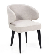 Cove Chair With Wooden Legs