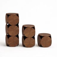 Walnut Still Side Tables Set
