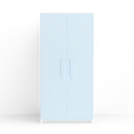 Meda Wardrobe With Shelf - Rack & Doors