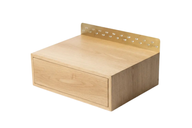 Levitate Bedside Table - Oak Wood - Hanged On Wall