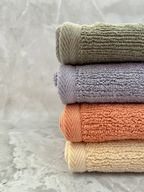 Earthy Ribbed Towels