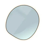 Willie Modern Round Wall Mirror for Minimalist Spaces
