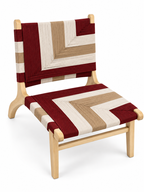 Quadra Wood & Woven Rope Accent Chair
