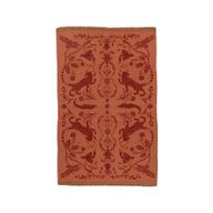 Fauna Handwoven Cotton Kilim Rug – Intricate Floral Design